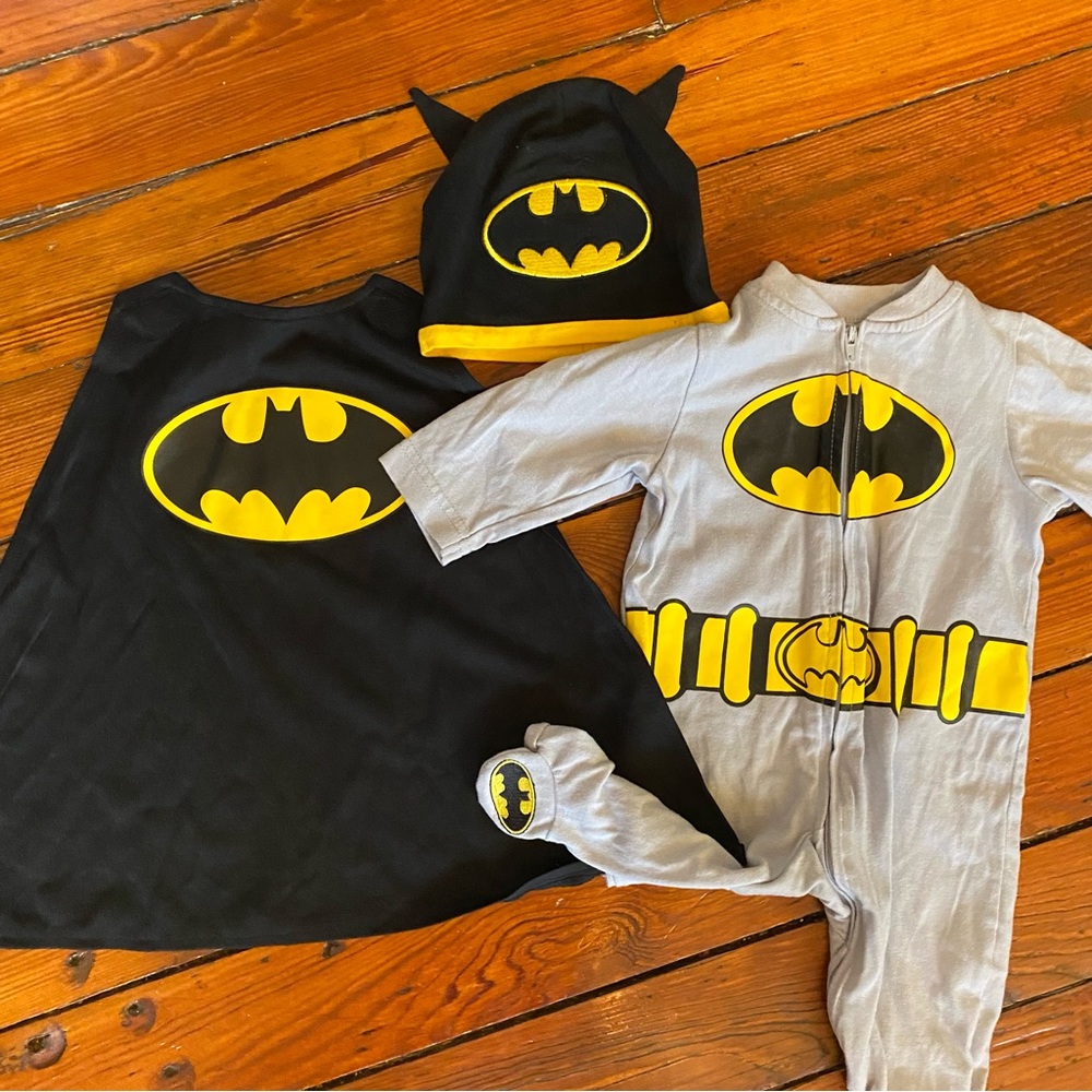 Batman Outfit Size 3 Months DC Comics